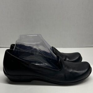 Dansko Olivia Loafers Slip On Comfort Cushioned Shoes Leather Black Size 39 US 9